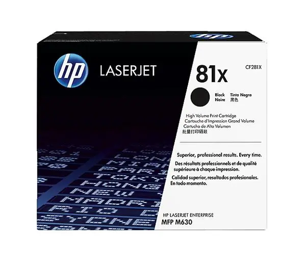 HP 81X High Yield Black Original LaserJet Toner Cartridge - CF281X