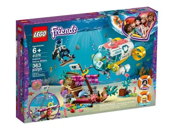 Lego Friends Спасителна подводница делфин 41378 -  (A)   - 41378 (8 дни доставкa)