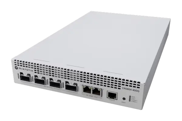 Комутатор MikroTik CRS804-4DDQ-hRM (v)