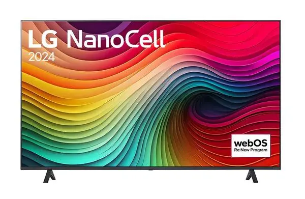 LG  50" 4K HDR Smart Nano Cell TV, 3840x2160, DVB-T2/C/S2, AI Alpha 5 Gen7, HDR 10 PRO, webOS 24, ThinQ AI - 50NANO81T3A