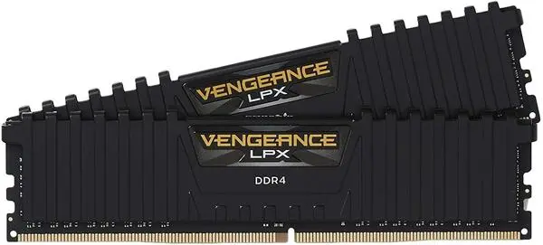 CORSAIR VENGEANCE LPX, 16GB (2 x 8GB), DDR4, 3200MHz, C16 AMD Ryzen, Black