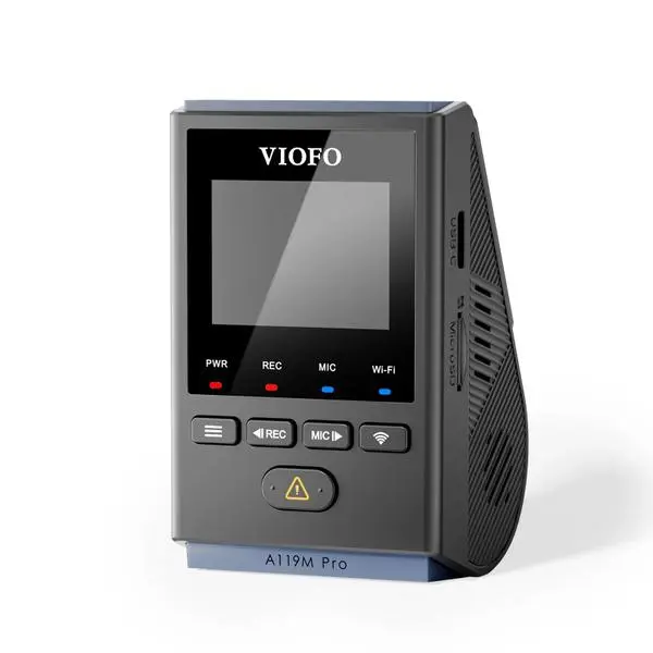 VIOFO Видеорегистратор Dash Cam A119 M Pro 4K - 30fps, Sony STARVIS 2, WiFi 6, GPS