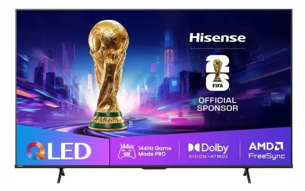 Hisense 75" E7Q Pro, 4K Ultra HD 3840x2160, QLED, Quantum Dot, 144Hz, HDR 10+ adaptive, HLG, Dolby Vision - 75E7Q_PRO