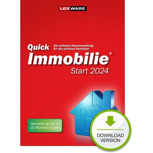 Lexware QuickImmobilie Start 2024 - 1 Device, ESD-Download ESD -  (К)  - 06717-2013 (8 дни доставкa)
