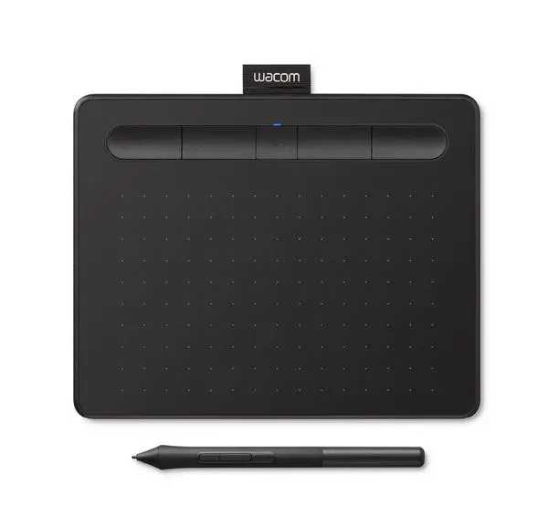 Графичен таблет Wacom Intuos S Bluetooth Black Manga, Черен - WACOM-TAB-4100WLK-M