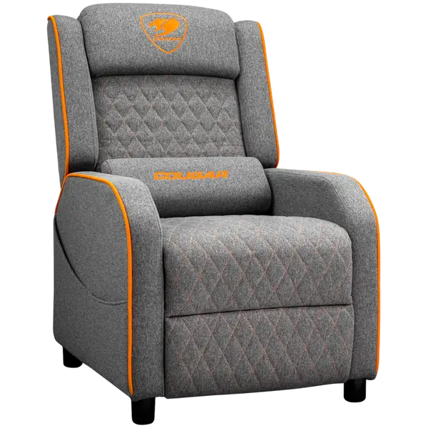 COUGAR RANGER ONE Gaming Sofa, Grey-Orange - CGR-RAO-GRA