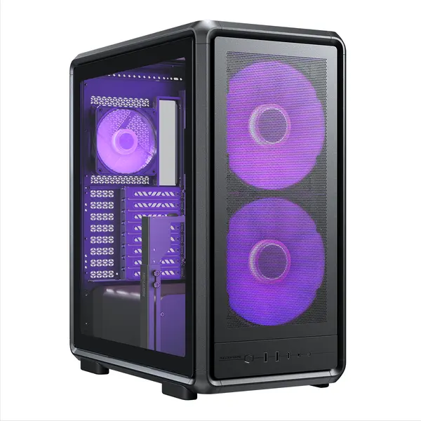 Кутия CoolerMaster MasterFrame 500 Mesh - Black ARGB - CM-CASE-MF500M-KHNN-S01