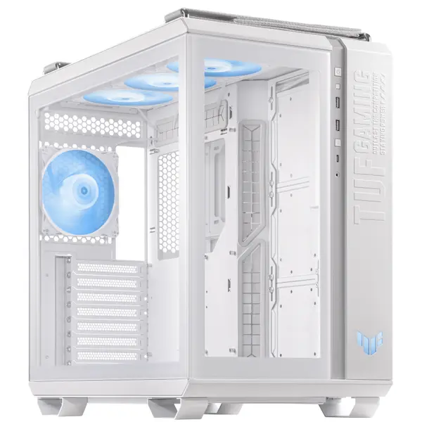 Кутия ASUS TUF Gaming GT502 PLUS ARGB WHITE EDITION - ASUS-CASE-GT502-ARGB-W