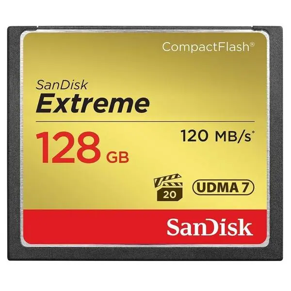 SANDISK  Extreme® CompactFlash® Memory Card 128Gb, SD-CFXSB-128G-G46