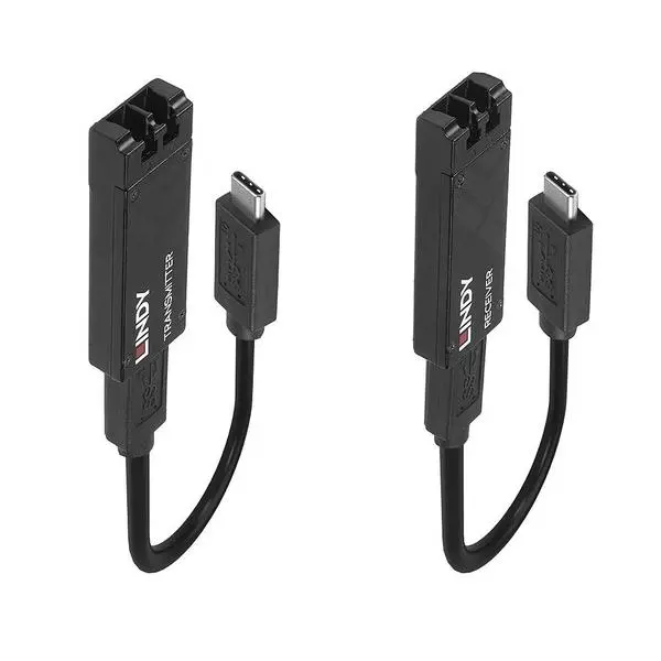 LINDY Оптичен USB 3.2 Type C екстендър, 100.0 м - LNY-43312