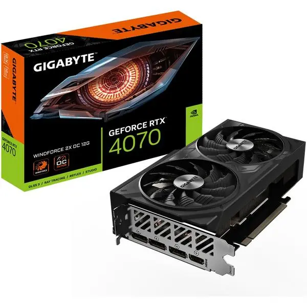Гигабайт RTX 4070 Windforce 2X OC GDDR6X - Преглед на графичната карта