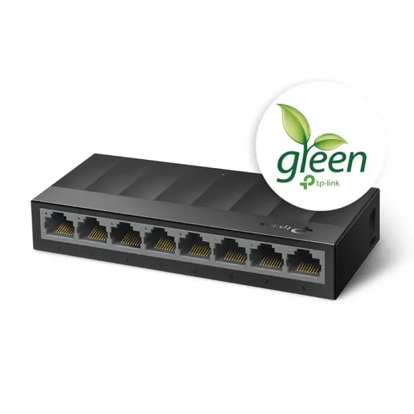 TP-Link LS1008G - 8-портов Gigabit настолен комутатор