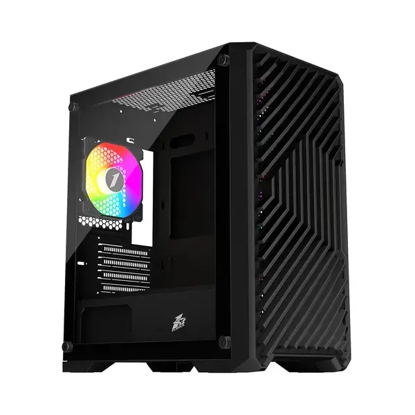## 1stPlayer кутия mATX TRILOBITE T5 Black - T5-4F1-BK: Възхитителният избор за вашия гейминг компютър