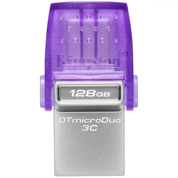 Kingston 128GB DataTraveler microDuo 3C 200MB/s dual USB-A + USB-C, EAN: 740617328165 - DTDUO3CG3/128GB