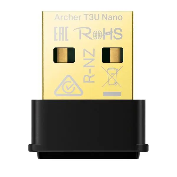 Безжичен нано USB адаптер TP-Link Archer T3U Nano AC1300 MU-MIMO (v)