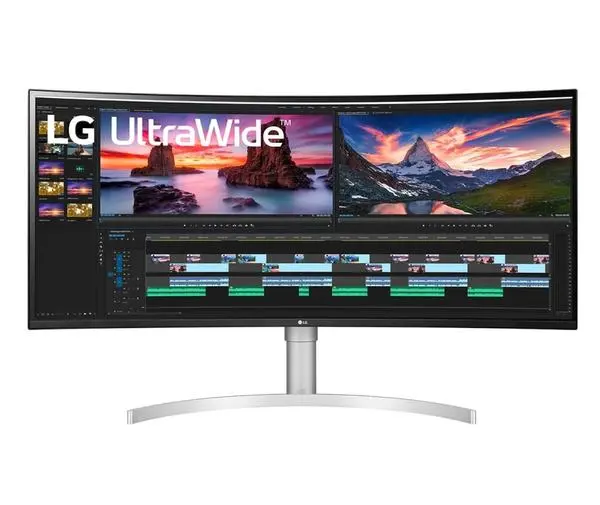 LG  38" Curved 21:9 UltraWide, QHD Nano IPS(3840 x 1600) Anti-Glare, 1ms (GtG at Faster), 144 Hz, FreeSync Premium Pro - 38WN95CP-W