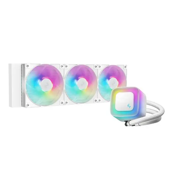 DeepCool водно охлаждане Water Cooling LE360 V2 WH - Addressable RGB - LGA1851/AM5 (R-LE360-WHAMMN-G-2)