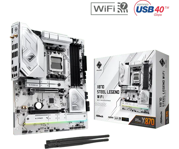 Дънна платка ASROCK X870 STEEL LEGEND WIFI - 70308