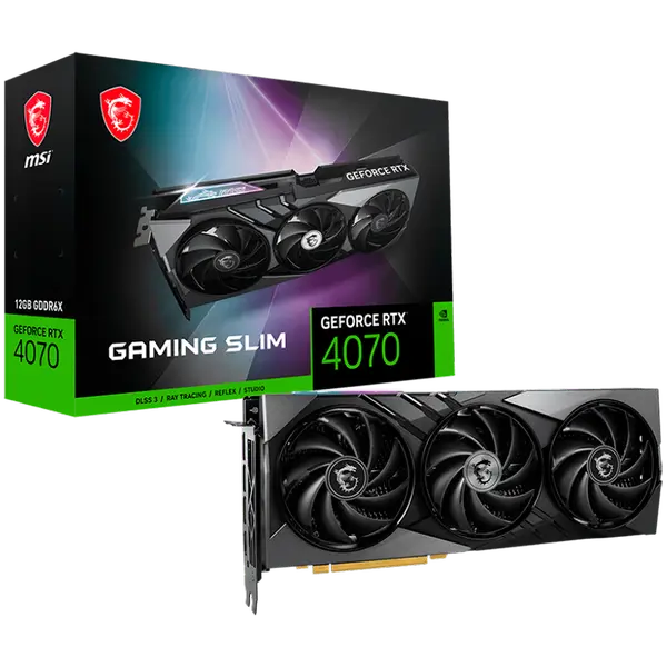 MSI Video Card Nvidia GeForce RTX 4070 GAMING SLIM 12G - Ревю