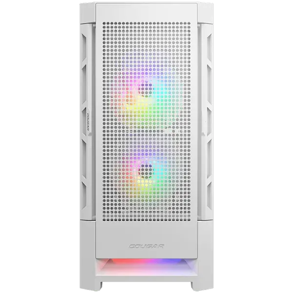 COUGAR Airface RGB White: Елегантен и функционален геймърски корпус за вашия компютър