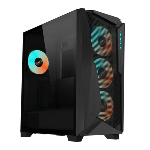 Кутия Gigabyte C301 Black V2: Елегантен и функционален корпус за геймърски системи