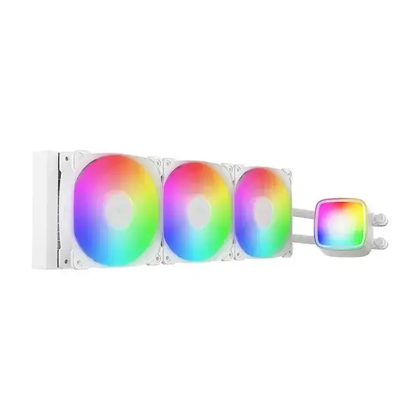 Geometric Future Водно охлаждане Water Cooling Eskimo Pro 360 White Addressable RGB, LGA1851/AM5 - GEO-ESKIMO-PRO-36W