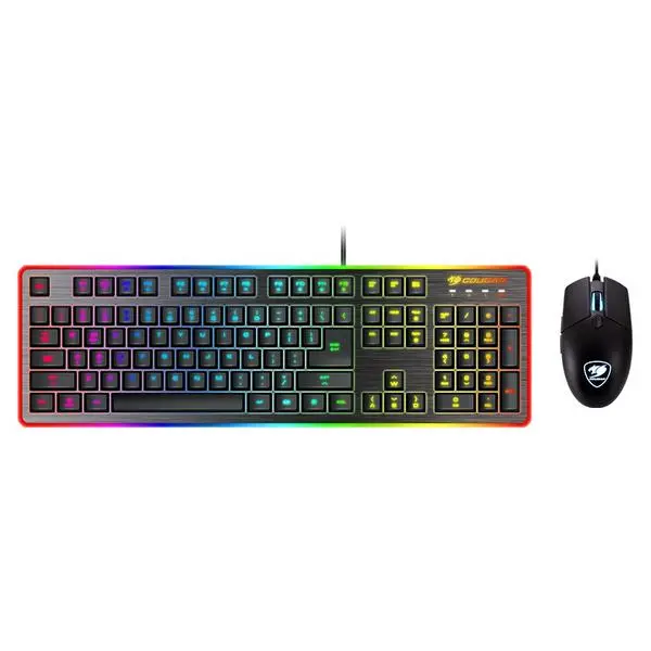 COUGAR DEATHFIRE EX COMBO Gaming Keyboard with Gaming Mouse, Hybrid Mechanical (20 million keystrokes) - CG37DF2XNMB0002