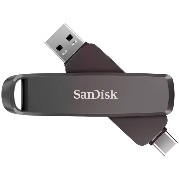 SANDISK Extreme PRO Dual Drive 1TB, Metal Dual Drive,1000/900MB/s, USB Type C + A - SDDDE1-1T00-G46