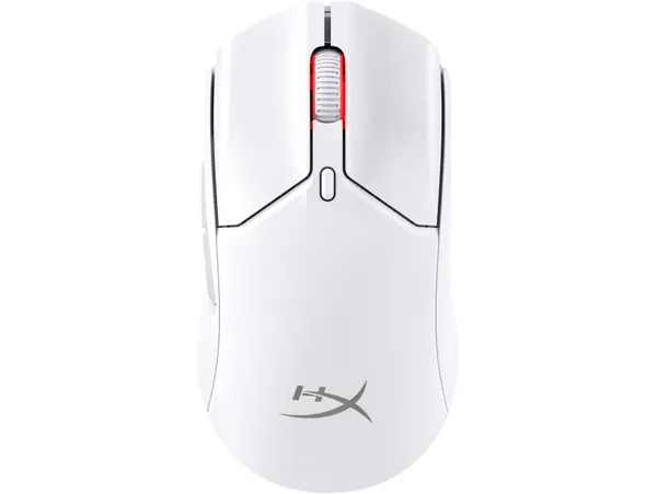 Геймърска мишка HyperX Pulsefire Haste 2 Mini, Wireless, RGB, USB, Бял - 7D389AA