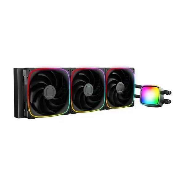 Geometric Future Водно охлаждане Water Cooling Eskimo Pro 420 Black Addressable RGB, LGA1851/AM5 - GEO-ESKIMO-PRO-42B