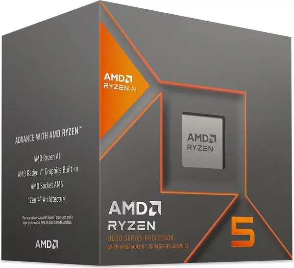 Процесор AMD RYZEN 5 8600G, 4.3GHz (Up to 5.0GHz) 16MB Cache, 65W, AM5, BOX - 100-100001237BOX
