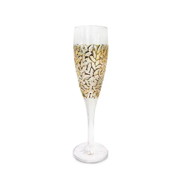 Чаша за шампанско Bohemia 1845 Nicolette Golden Marble 180ml, 6 броя - 1005766