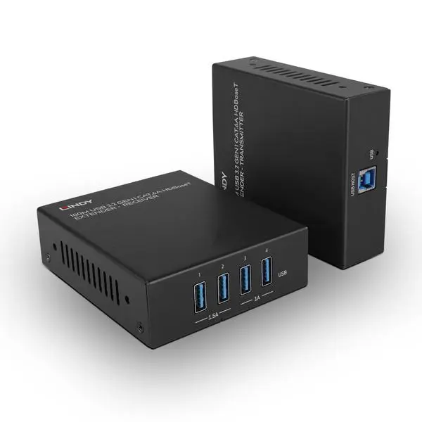 LINDY USB 3.2 Gen 1 HDBaseT екстендър, Cat. 6A, 100.0 м - LNY-43410