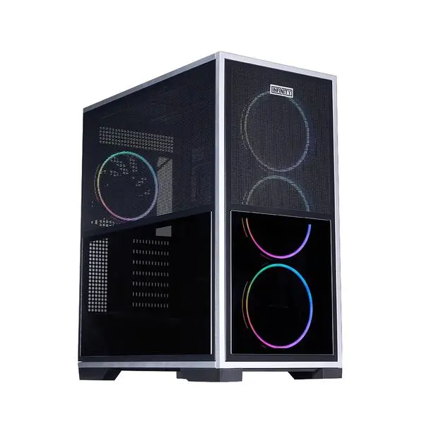 1stPlayer кутия Case EATX - IF8 Black - 4 x 140 mm A-RGB fans included, USB-C - IF8-BK-4FO7-14