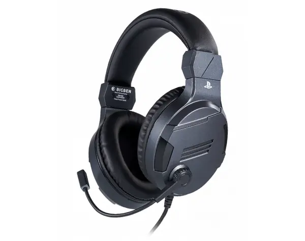 Gеймърски слушалки Nacon Bigben PS4 Official Headset V3 Titanium - перфектното допълнение към вашето игрово изживяване