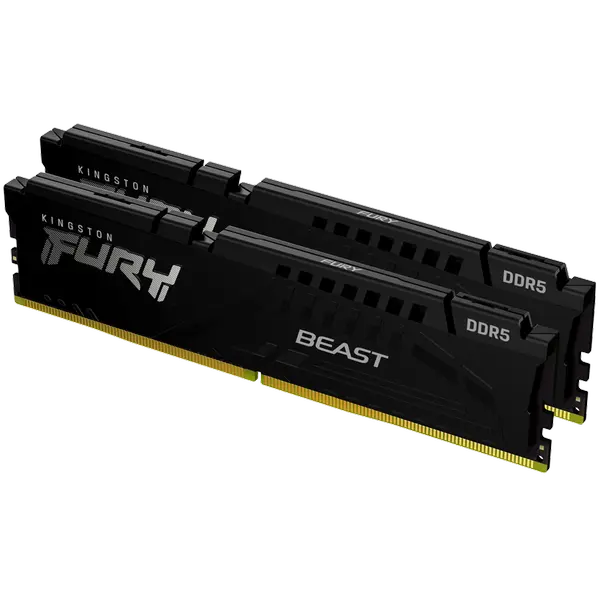 Kingston DRAM 64GB 5600MT/s DDR5 CL40 DIMM (Kit of 2) FURY Beast Black XMP - KF556C40BBK2-64