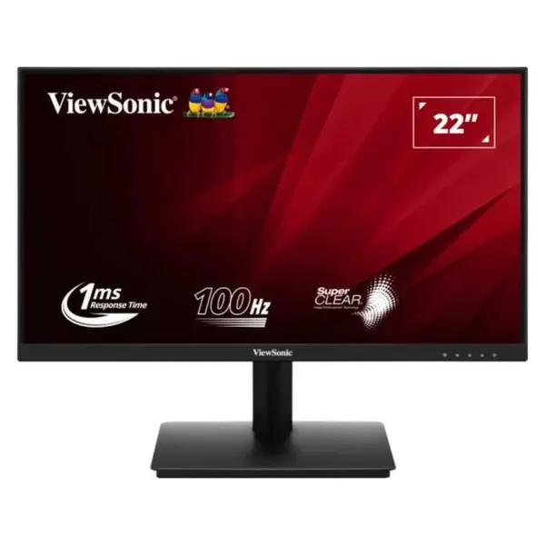 ViewSonic VA220-H, 22" (55.88 cm) VA панел, 100Hz, Full HD, 1ms, 50 000 000:, 250 cd/m2, HDMI, VGA