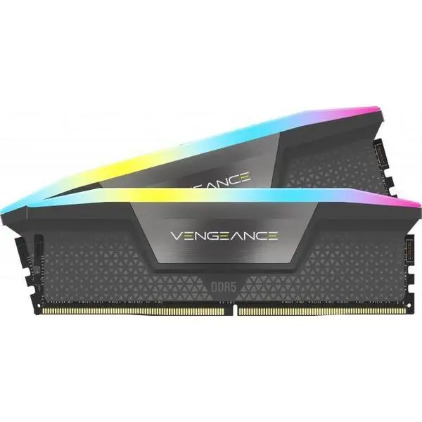 Corsair Vengeance Gray RGB DDR5 32GB (2x16GB) 6000MHz CL30 - AMD EXPXO & XMP 3.0 -  CMH32GX5M2B6000Z30K