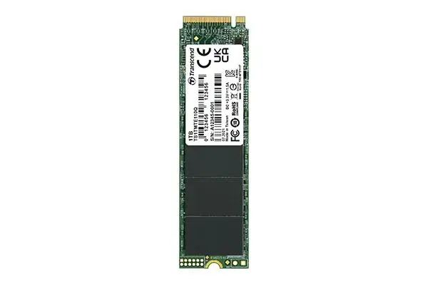Transcend 1TB, M.2 2280, PCIe Gen3x4, M-Key, QLC, DRAM-less - TS1TMTE110Q - (P)