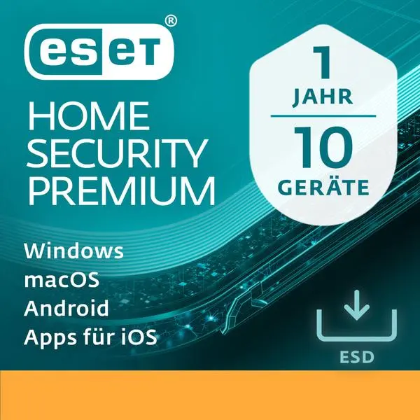 ESET Home Security Premium - 10 User, 1 Year - ESD-DownloadESD -  (К)  - EHSP-N1A10-VAKT-E (8 дни доставкa)