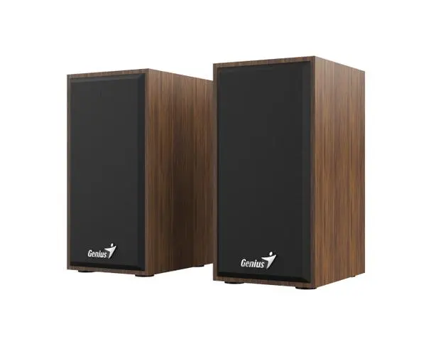 Genius Genius тонколони  2.0 SP-HF180 6W, USB, Wood - GENIUS-SP-HF180-WOOD