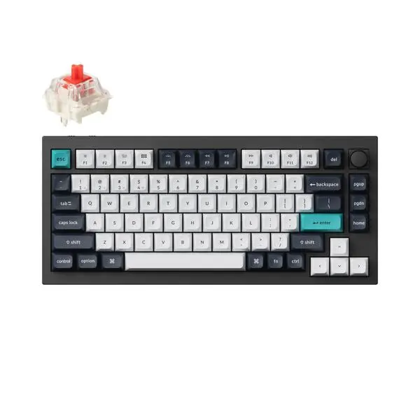 Моят опит с безжичната механична клавиатура Keychron Q1 MAX Gateron Jupiter Red Switch - Carbon Black