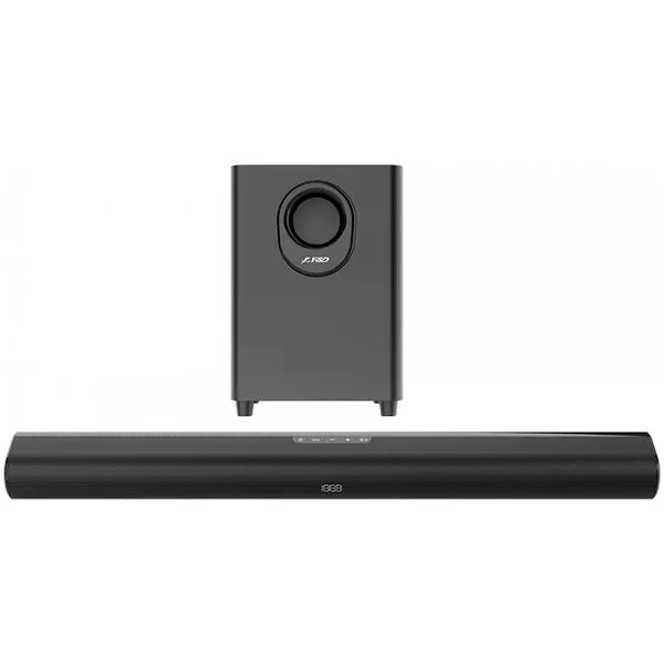F&D HT-350 2.1 Wireless Soundbar with Subwoofer, 110W RMS (20Wx2+70W), Full-range speaker: 50x105mm + 6.5'' Subwoofer - HT-350