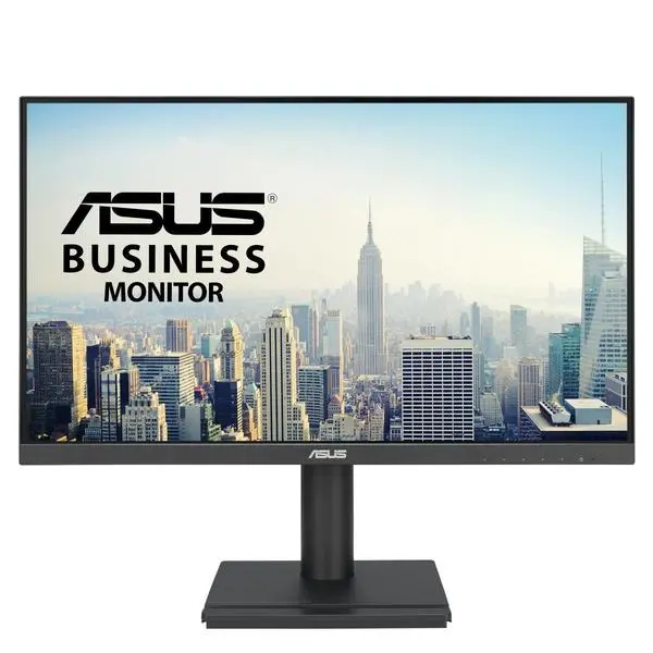 ASUS VA24DQFS Business Monitor – 24-inch (23.8-inch viewable), IPS, Full HD, Frameless, 100Hz, Adaptive-Sync, 1ms MPRT, HDMI, DisplayPort, VGA, Low Blue Light, Flicker Free, Ergonomic Design, Wall Mountable, 90LM0540-B01371