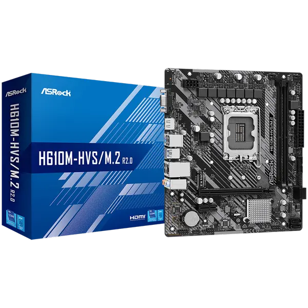 ASRock H610M-HVS: Високопроизводителна дънна платка за Intel от 12-то поколение