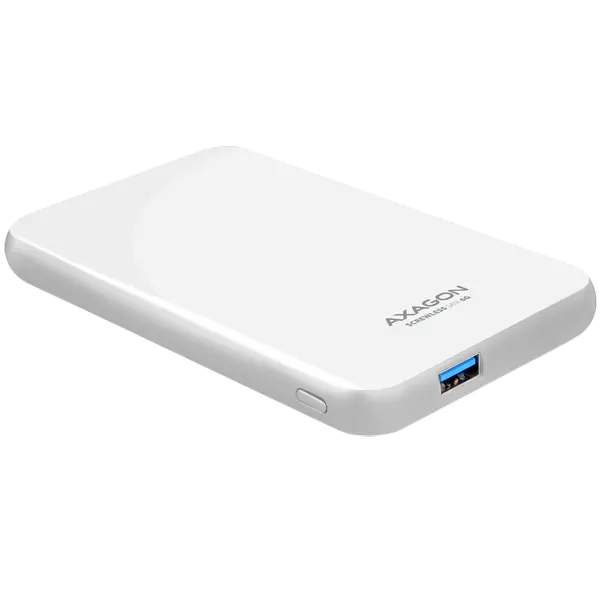 AXAGON EE25-S6 USB3.0 - SATA 6G 2.5" External SCREWLESS Box White - EE25-S6