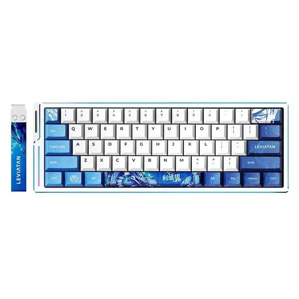 ATK ATK професионална геймърска механична клавиатура Professional EDGE 60 HE Master Leviatan 8K, Gateron Jade Pro Switches - EDGE60-HE-M-BK