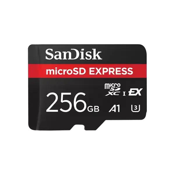 SanDisk microSDXC Express Card 256Gb UHS-I , UHS-II, SD-SDSQXFN-256G-GN4NN