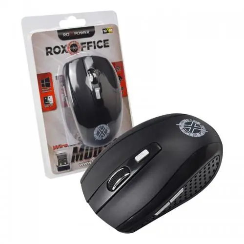 RoxPower LK-140 Wireless Mouse Black