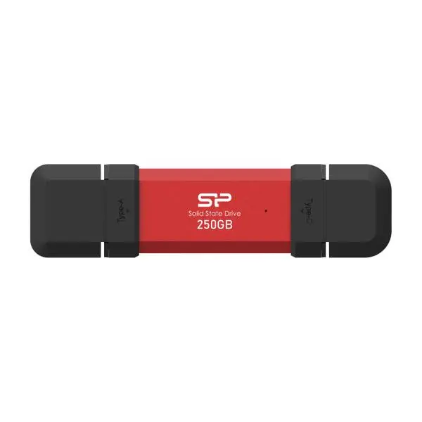 Външен SSD Silicon Power DS72 Red - 250GB - SP250GBUC3S72VPR